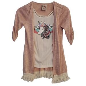 Jenna and Jessie Unicorn Twofer Top